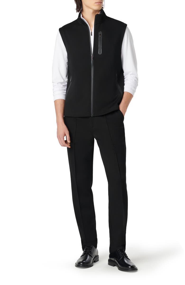 Bugatchi Knit Zip-Up Vest, Alternate, color, 