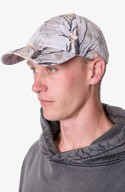 Mnml Gradient Cotton Twill Baseball Cap In Pink