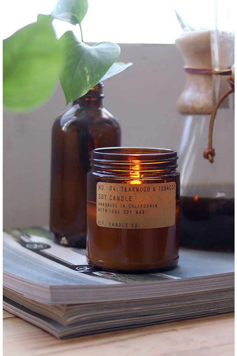 Teakwood & Tobacco Candle, Alternate, color, TEAKWOOD AND TOBACCO