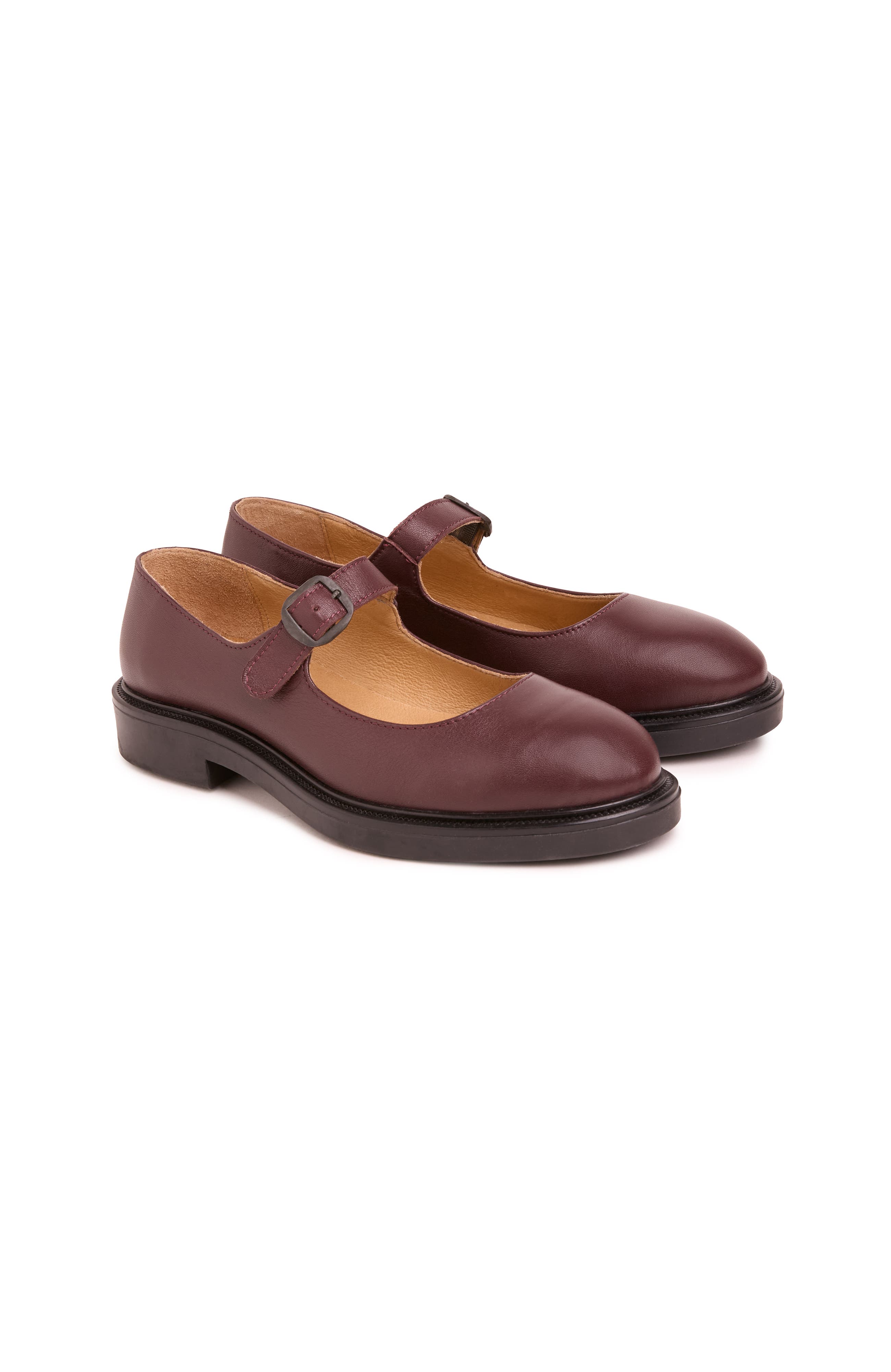 Chunky Mary Jane Platform Shoes, Alternate, color, Burgandy