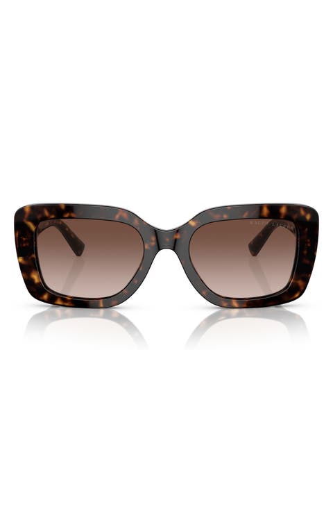 55mm Nikki Gradient Rectangle Sunglasses