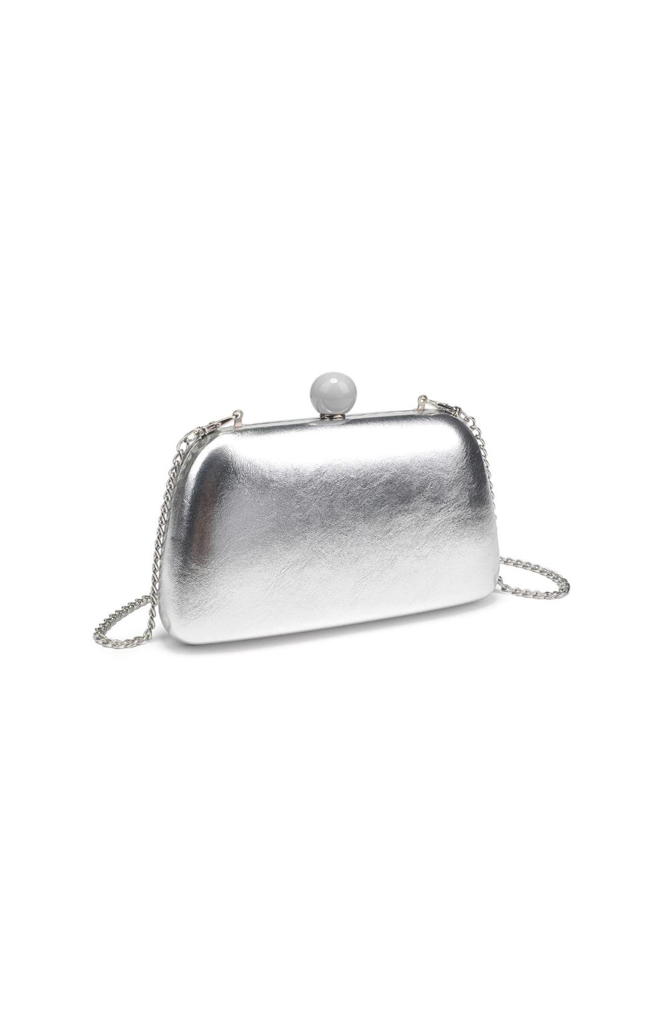 Sahara Evening Bag, Alternate, color, Silver