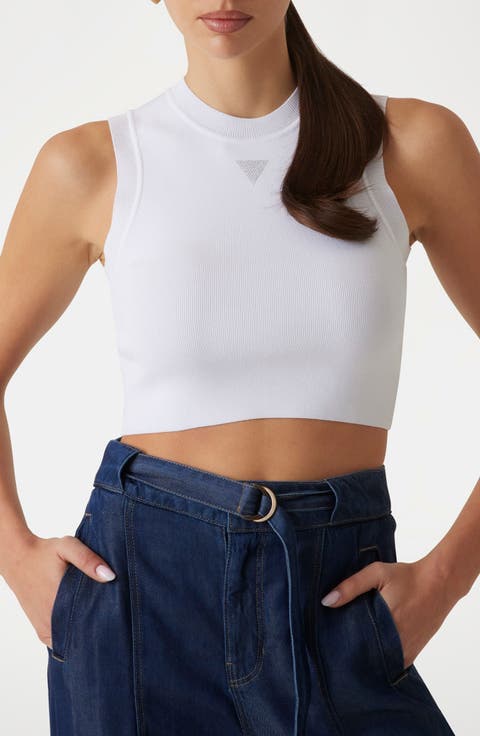 Alexia Crop Rib Tank Top
