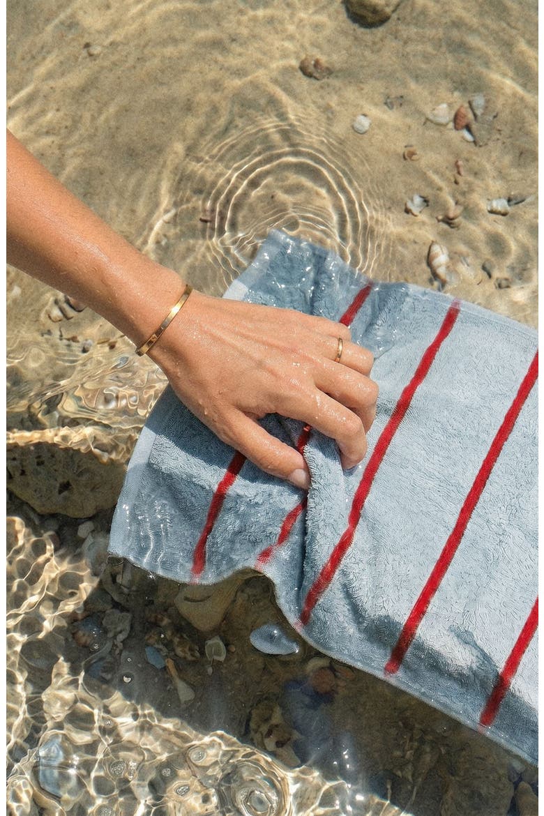 Deia 2-Piece Hand Towel Set, Alternate, color, Sky & Tomato