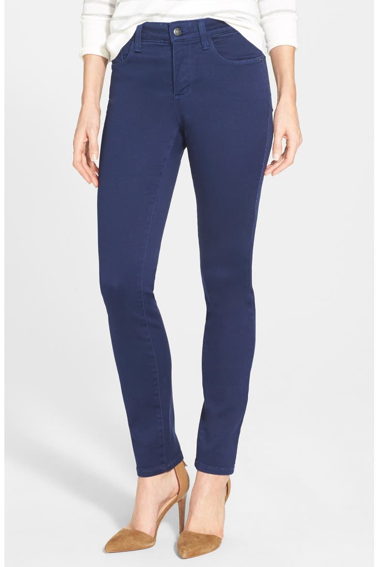 Alina Stretch Skinny Jeans, Main, color, DARK COBALT