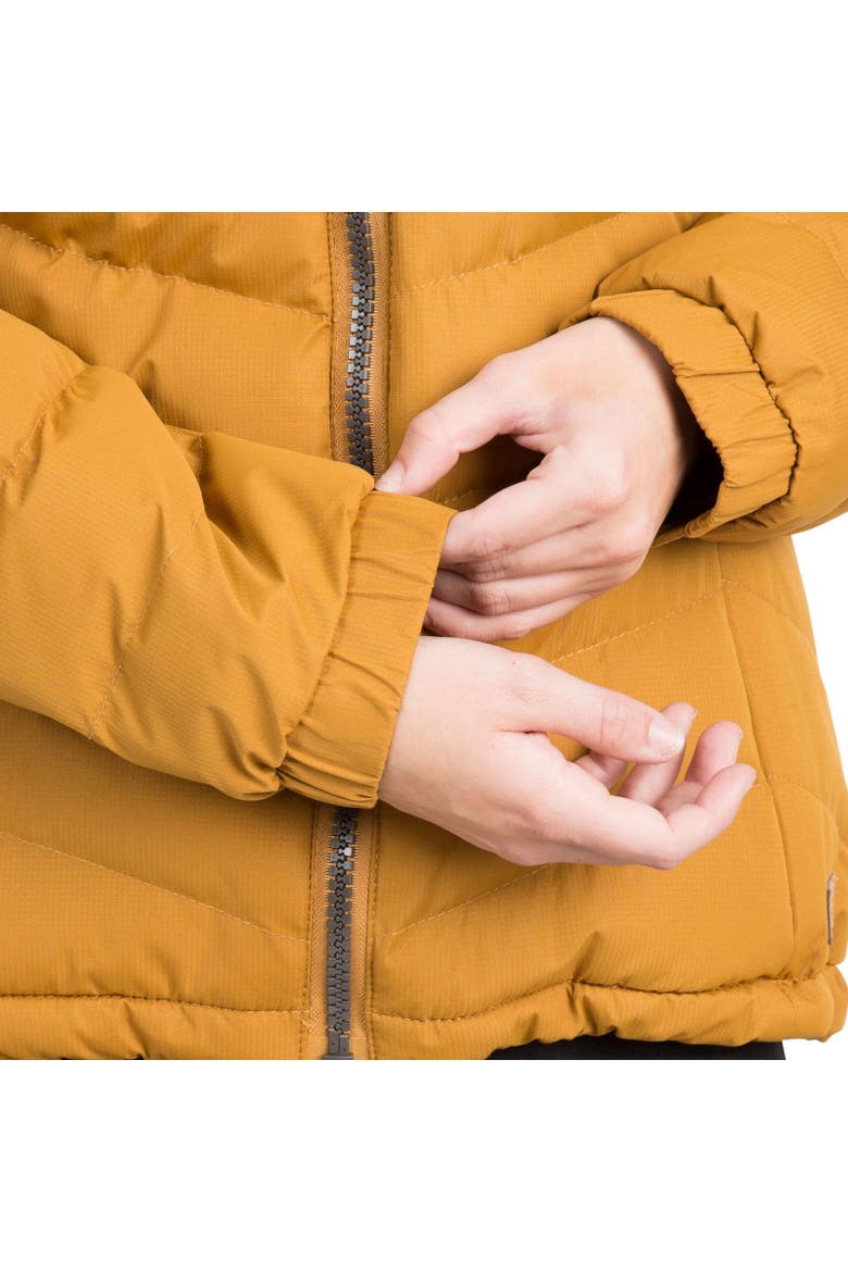 Nadina Waterproof Padded Jacket, Alternate, color, Golden Brown