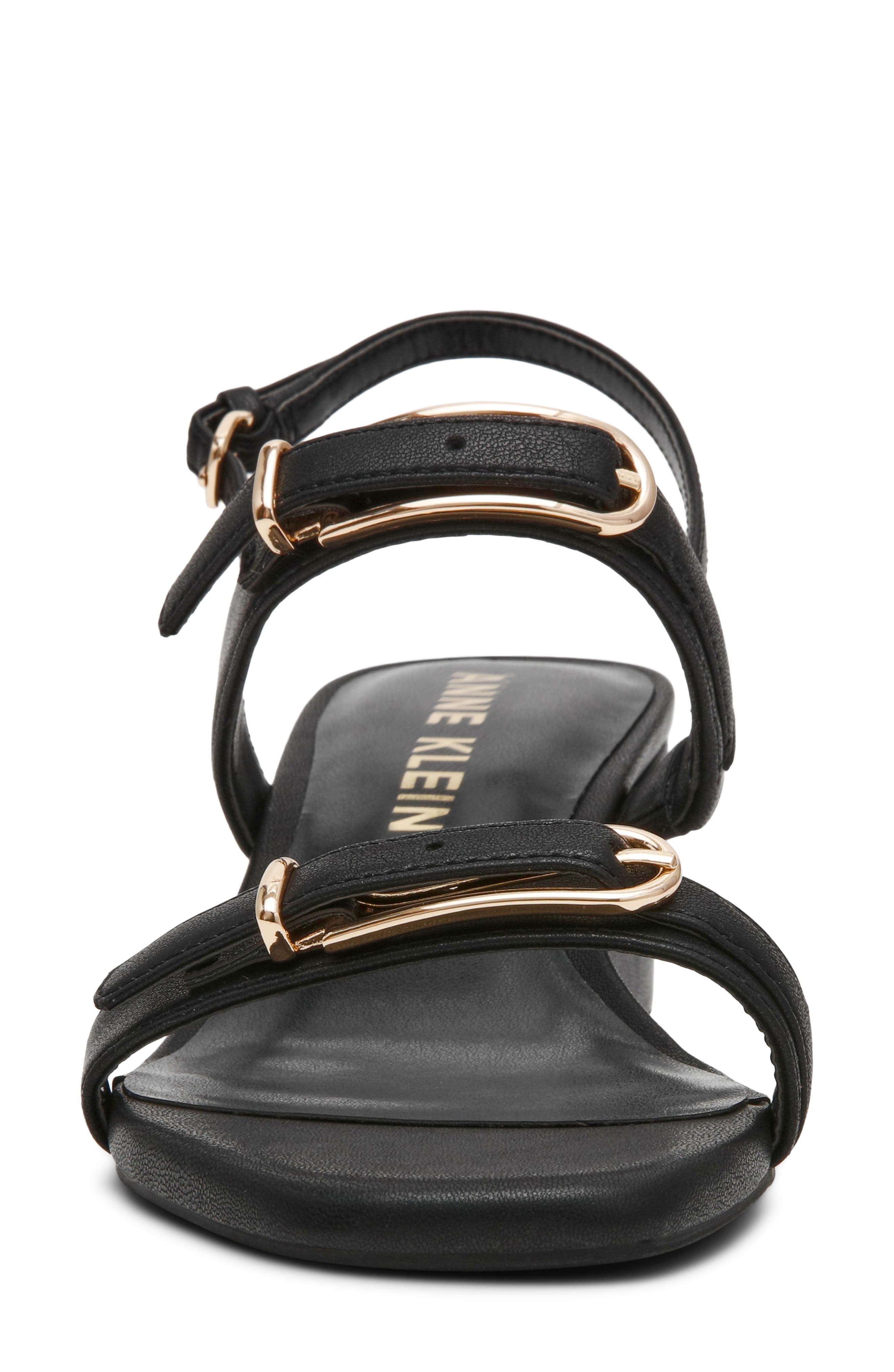 Anne Klein Merida Slingback Sandal, Alternate, color, Black