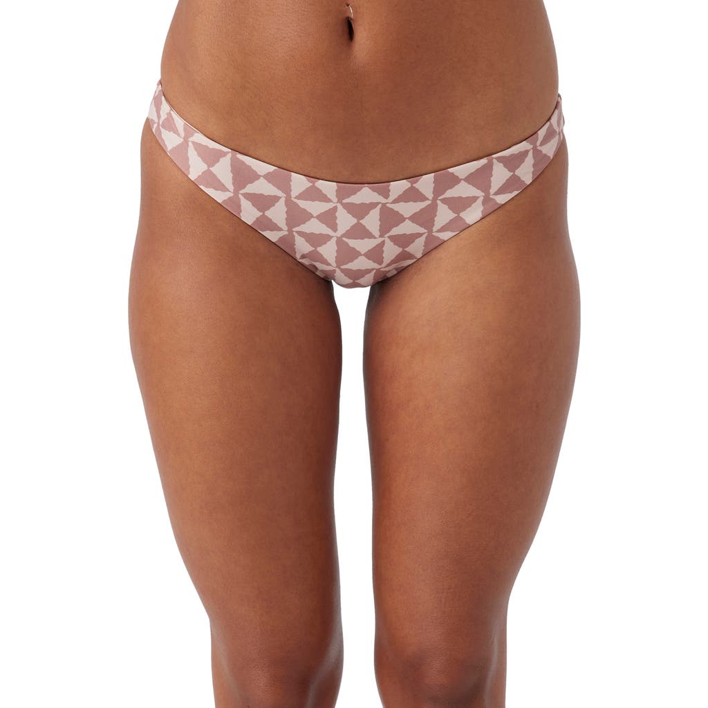O'Neill Saltwater Essentials Rockley Bikini Bottoms in Rose Dust