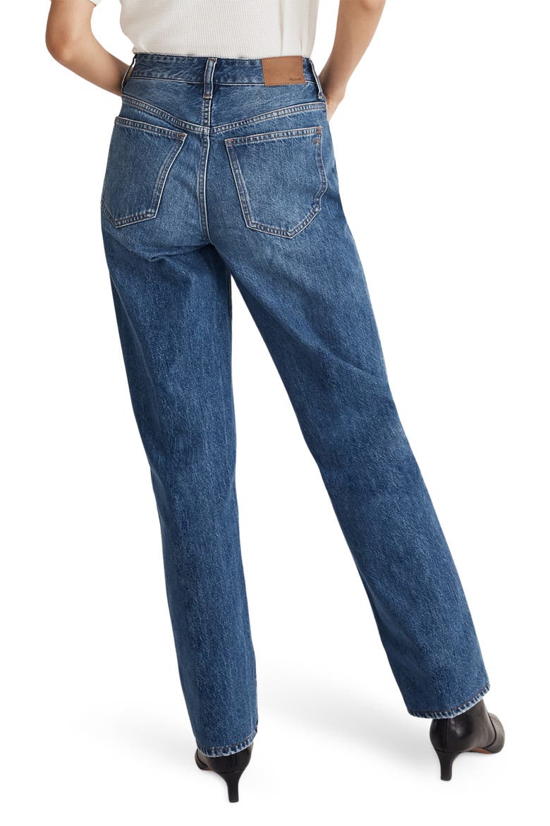 Low Slung Straight Leg Jeans, Alternate, color, PALMINA WASH