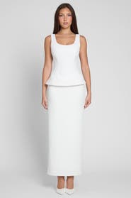 LEAU Classic Column Maxi Skirt