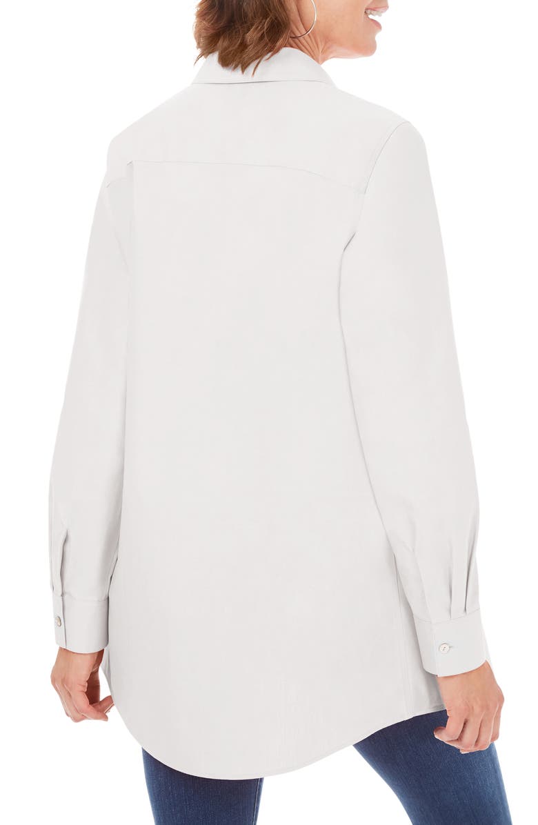 Foxcroft Cici Non-Iron Tunic Blouse, Alternate, color, 