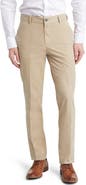 Berle Trim Fit Cotton Poplin Dress Pants