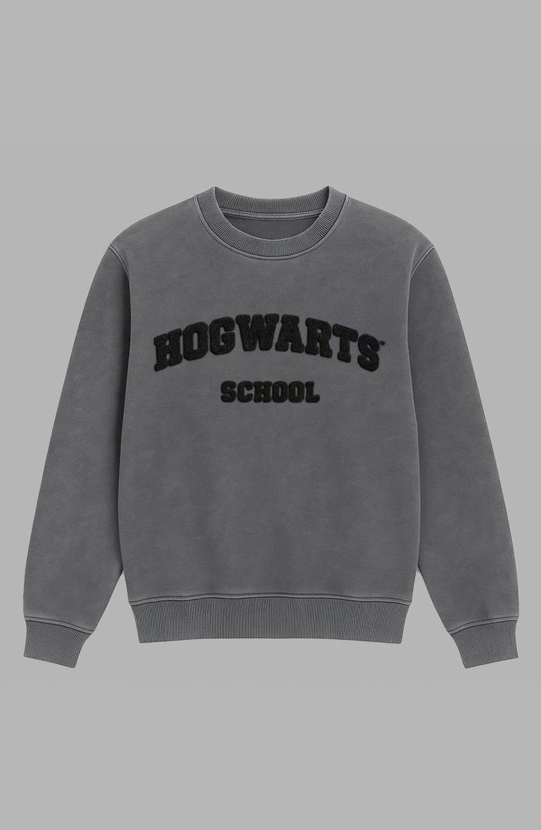 Blvck Harry Potter x Blvck 'Hogwarts' Sweater, Main, color, Charcoal