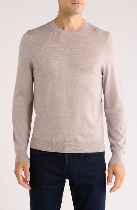 Washable Merino Wool Crewneck Sweater