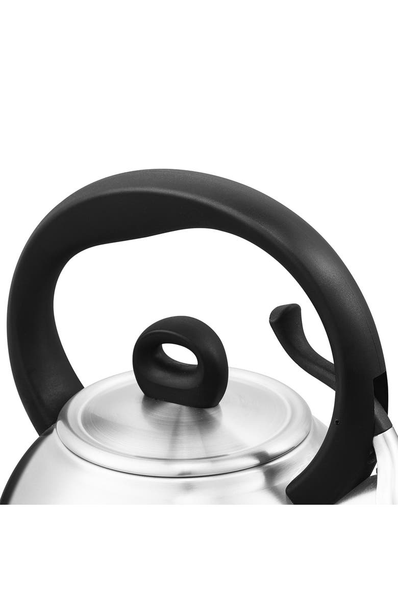 BergHOFF Essential Cami Stainless Steel Whistling Kettle, Alternate, color, Silver