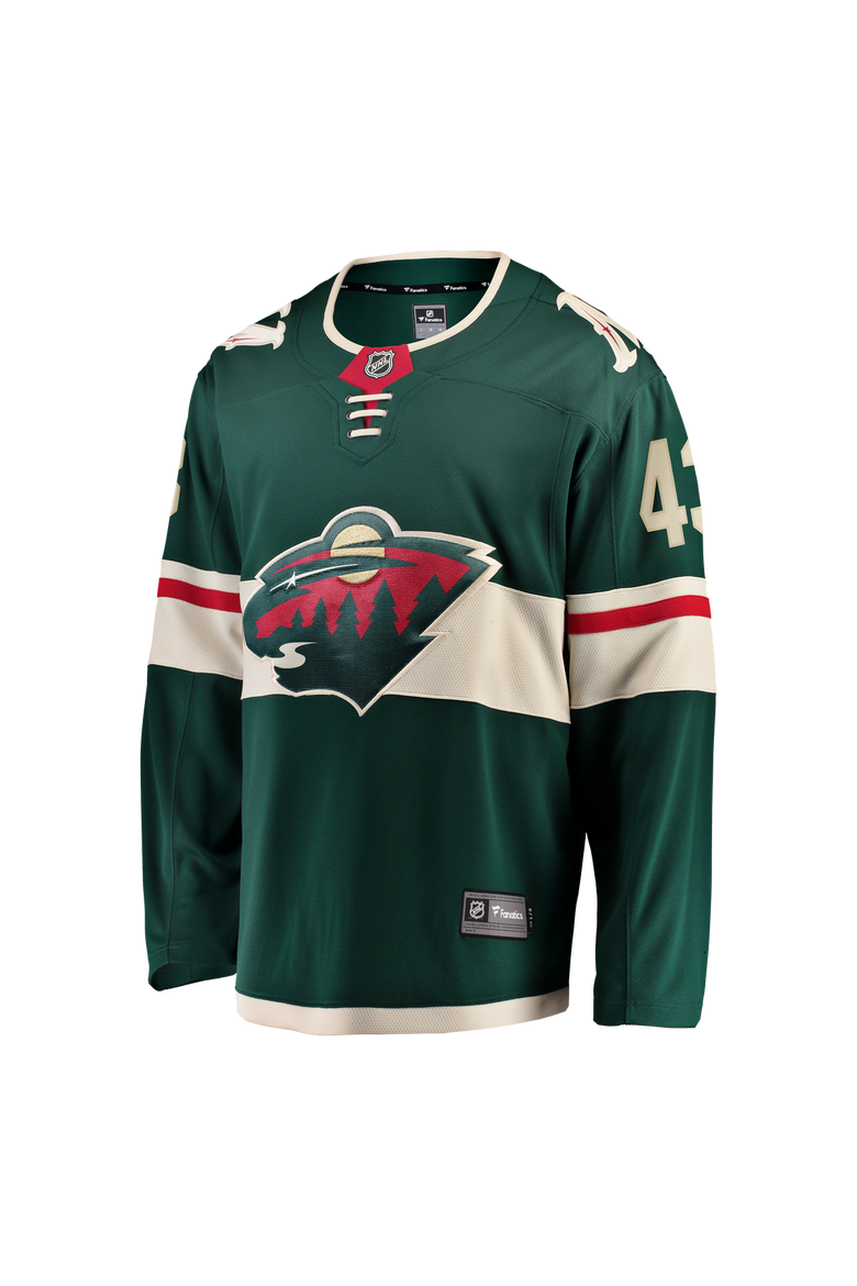 Men's Fanatics Quinn Hughes Green Minnesota Wild Home Breakaway Jersey, Alternate, color, Green