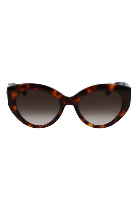 54mm Gradient Cat Eye Sunglasses