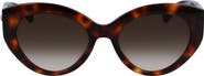 Longchamp 54mm Gradient Cat Eye Sunglasses