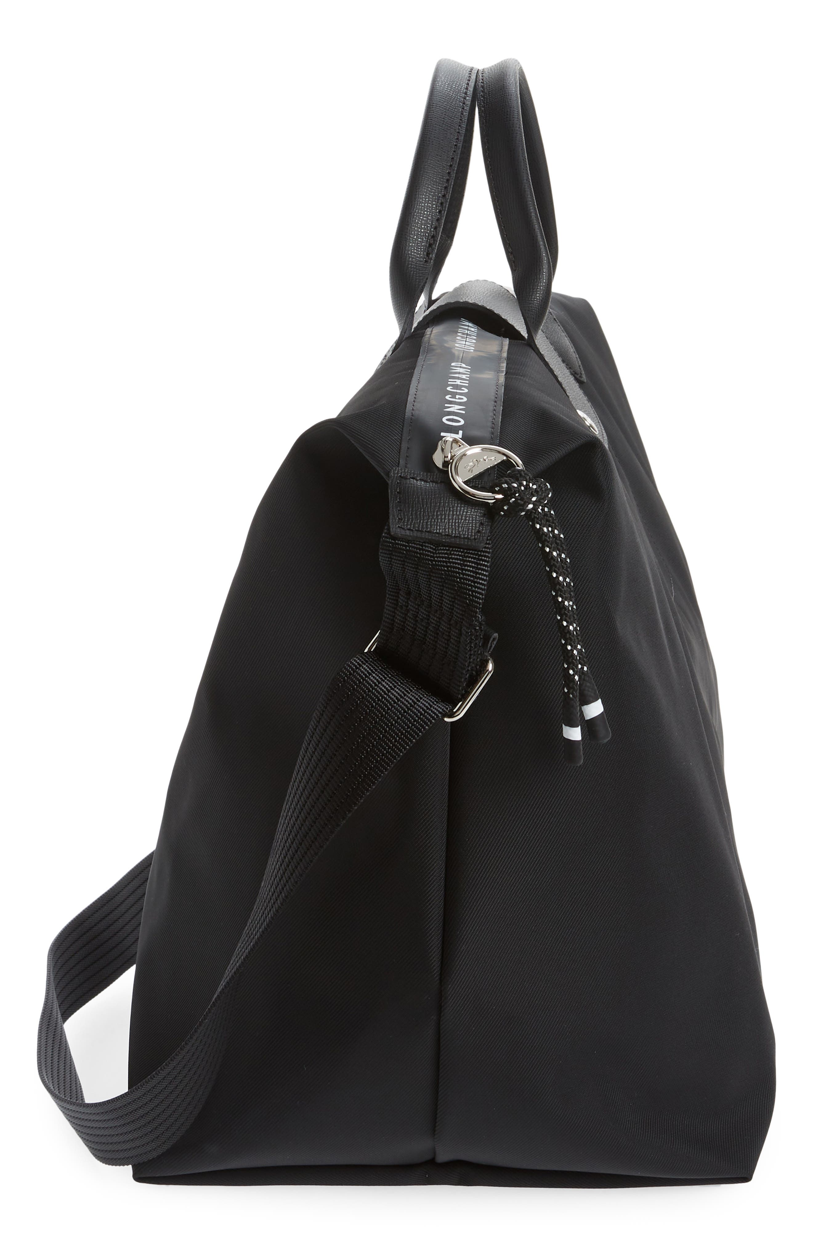 Longchamp Large Le Pliage Energy Recycled Canvas Travel Duffle Bag, Alternate, color, 