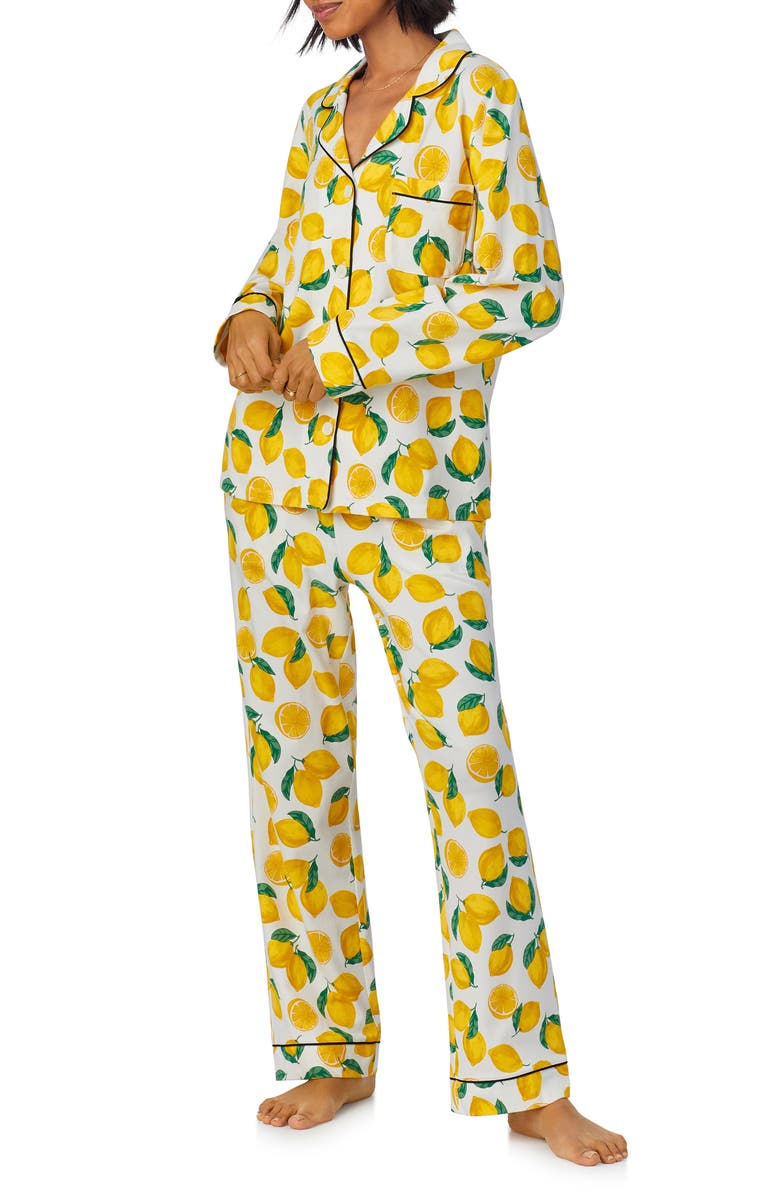 BedHead Pajamas Print Stretch Jersey Pajamas, Alternate, color, Main Squeeze