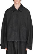 Y-3 Zip Front Denim Jacket