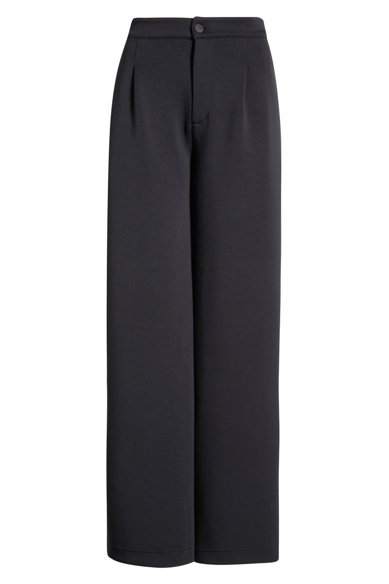 Dreamweave™ Pleated Pants, Alternate, color, BLACK