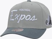 Mitchell & Ness Men's Mitchell & Ness Gray Montreal Expos Cooperstown Thunderstorm Head Coach Pro-Crown Adjustable Hat