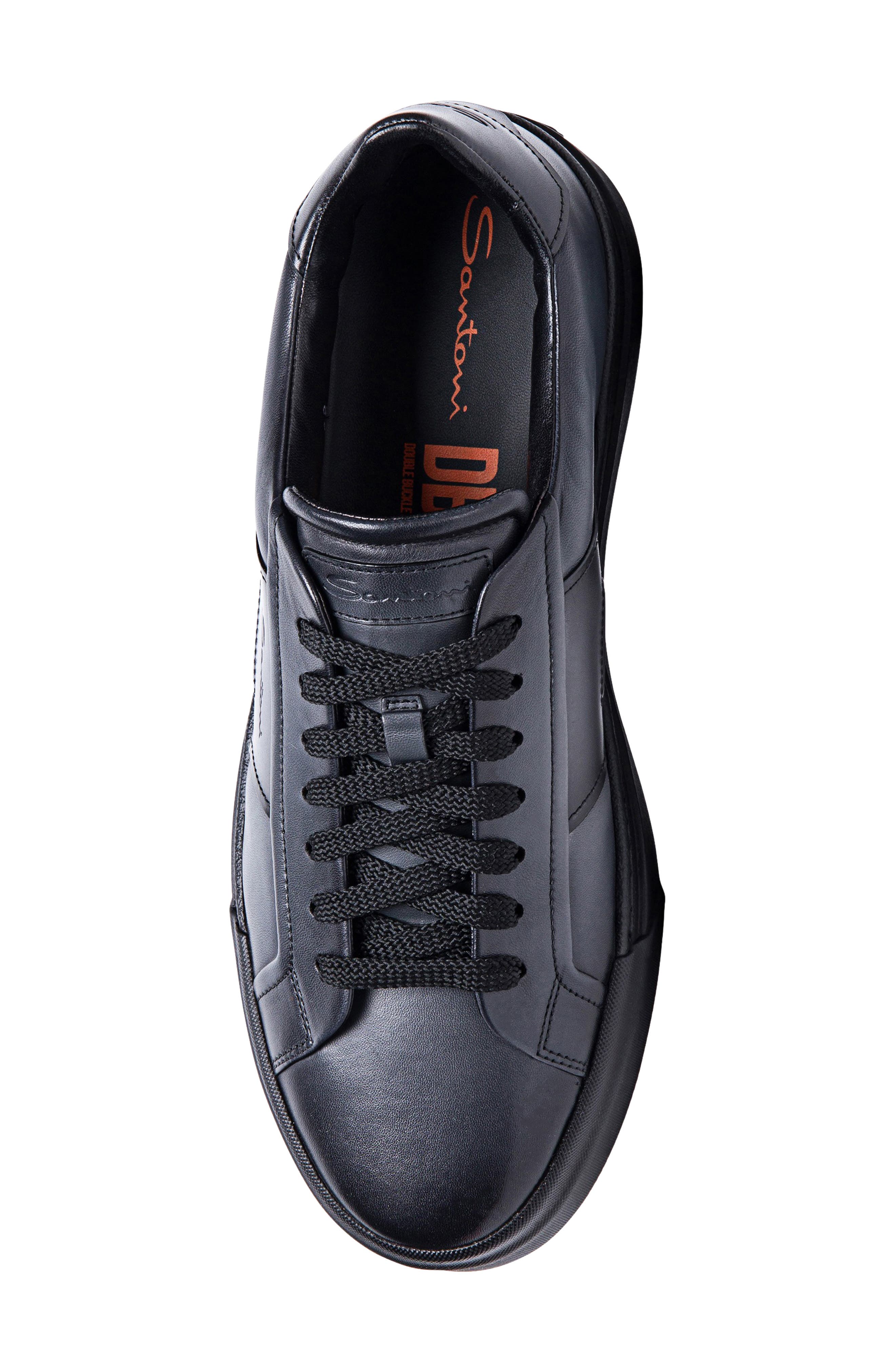 Santoni Burnished Colorblock Sneaker, Alternate, color, 