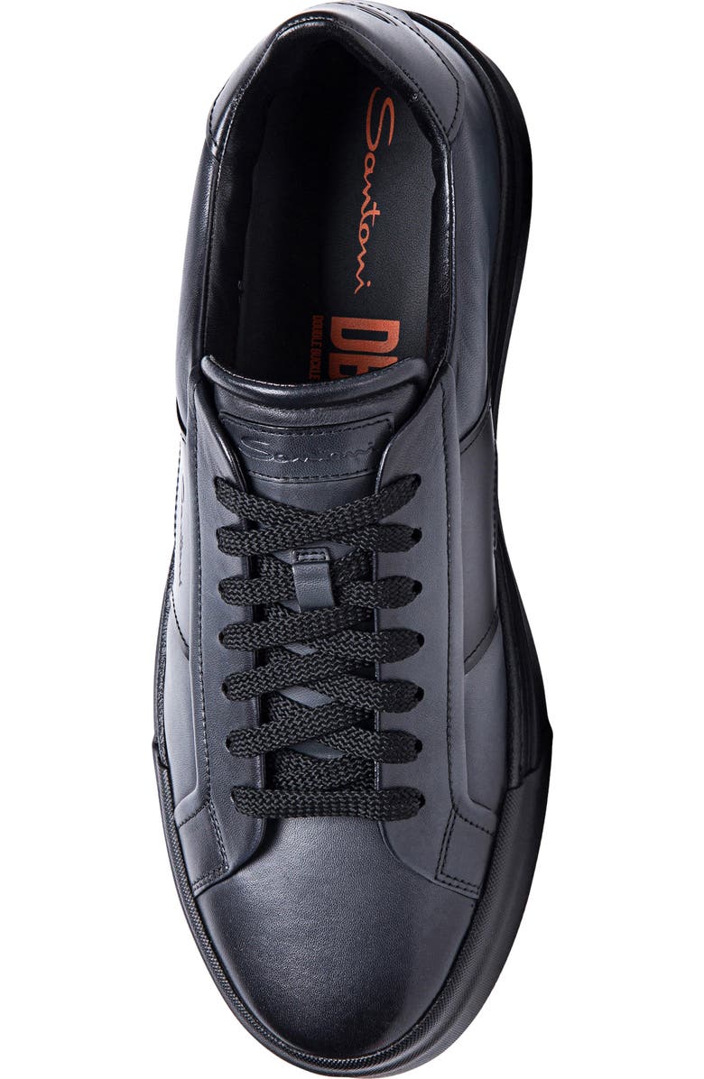 Santoni Burnished Colorblock Sneaker, Alternate, color,