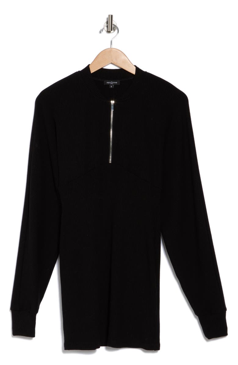 AREA STARS Jo Knit Dress, Alternate, color, Black