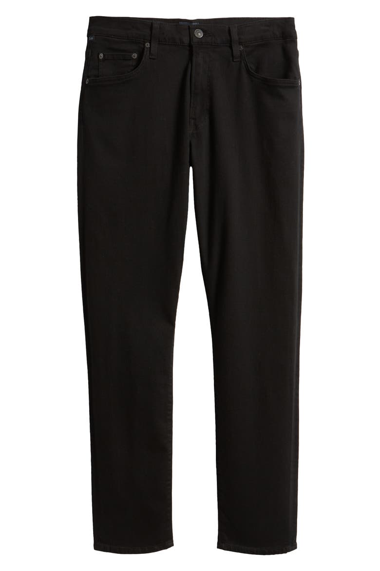 London Tapered Slim Fit Jeans, Alternate, color, RAVEN