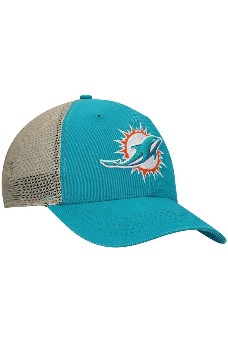 Men's '47 Aqua Miami Dolphins Flagship MVP Snapback Hat, Alternate, color, Aqua
