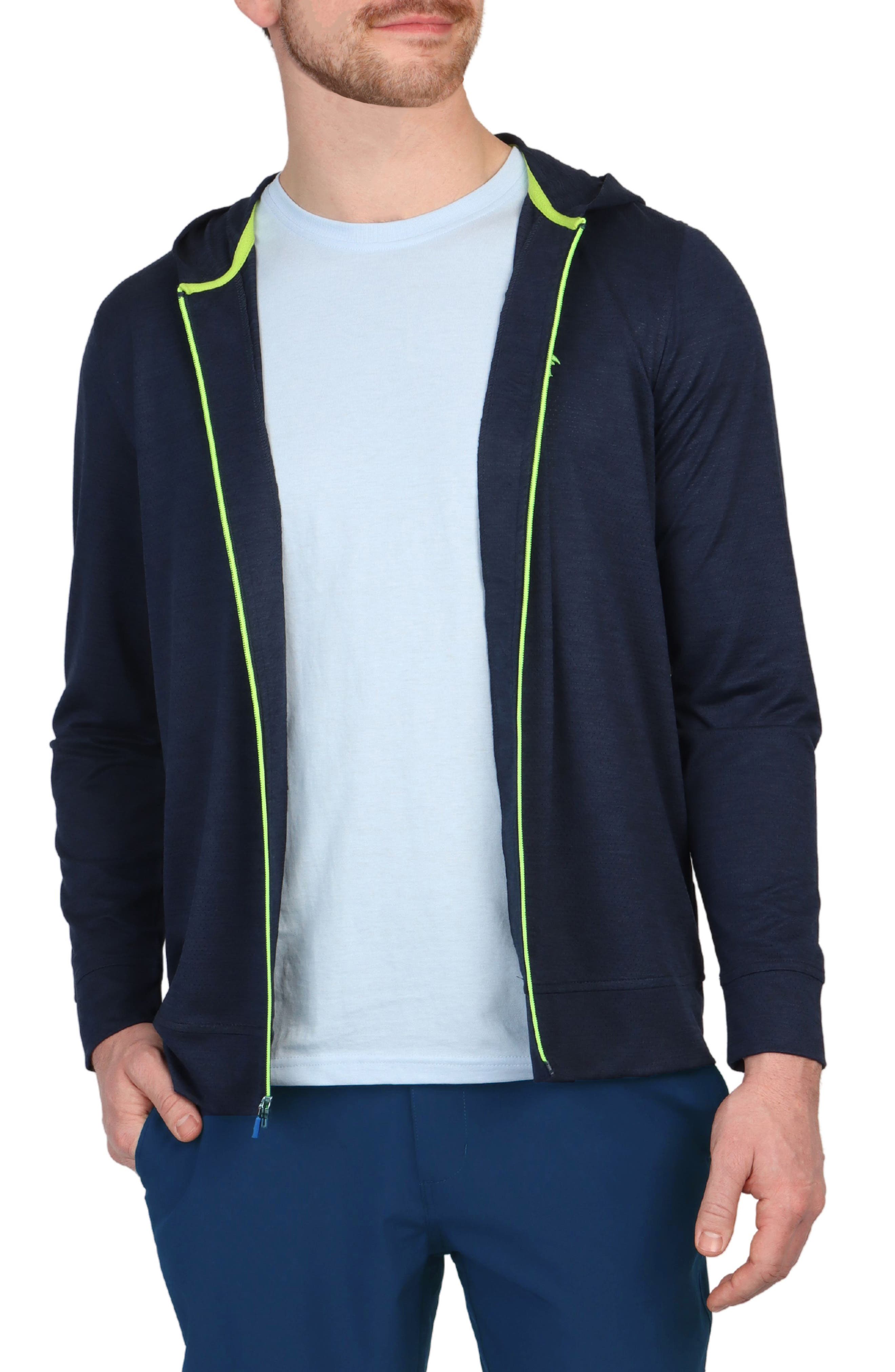 TailorByrd Perforated Performance Quarter Zip Golf Pullover (Men ...