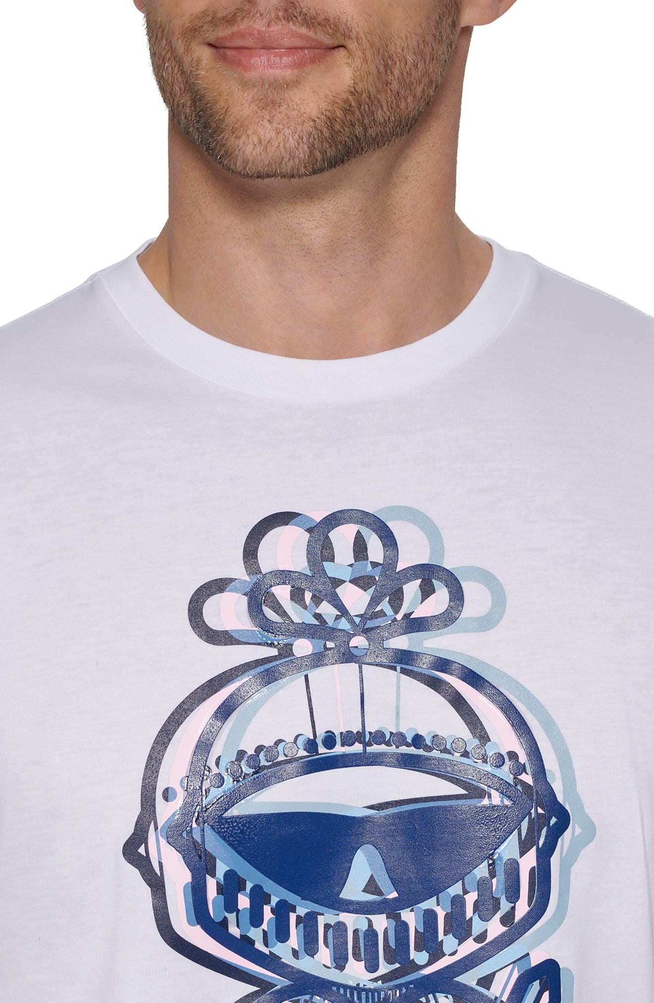 KARL LAGERFELD PARIS Armour Cotton Graphic Tee (Men) | Nordstrom