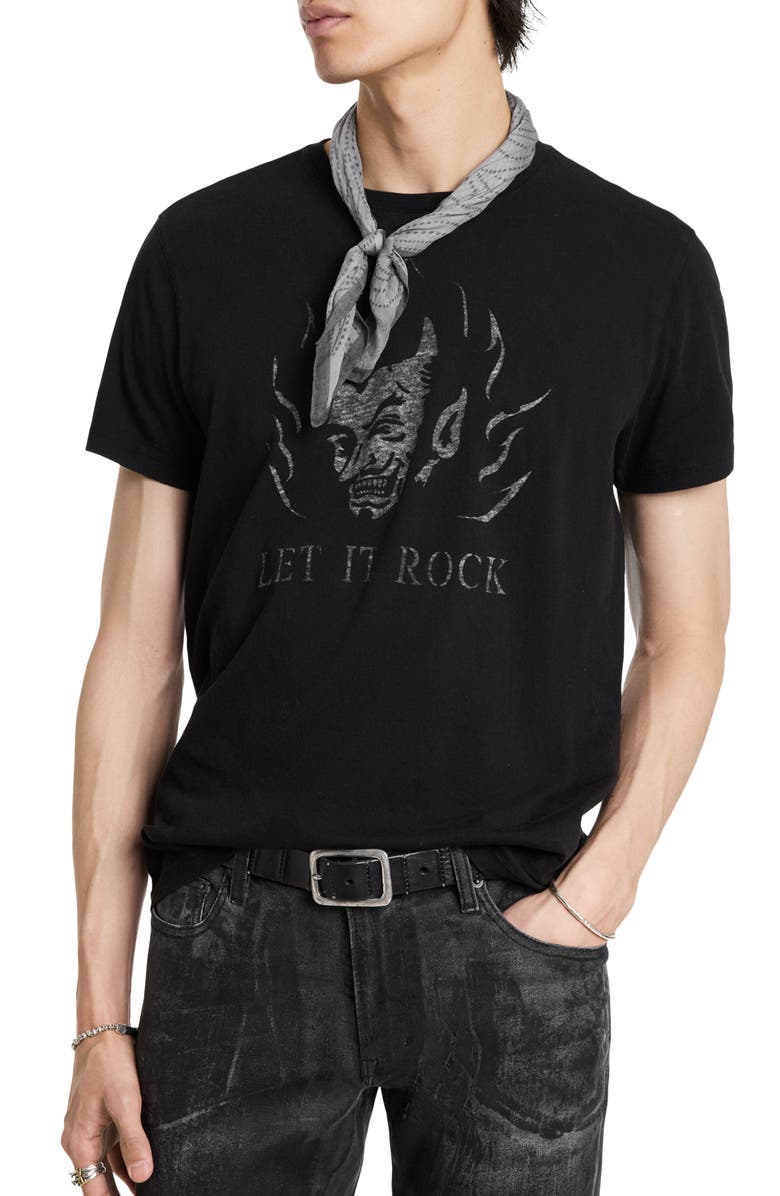 John Varvatos Let It Rock Graphic T-Shirt, Main, color,