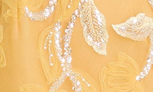 Helsi Marisa Floral Strapless Fit & Flare Minidress In Yellow