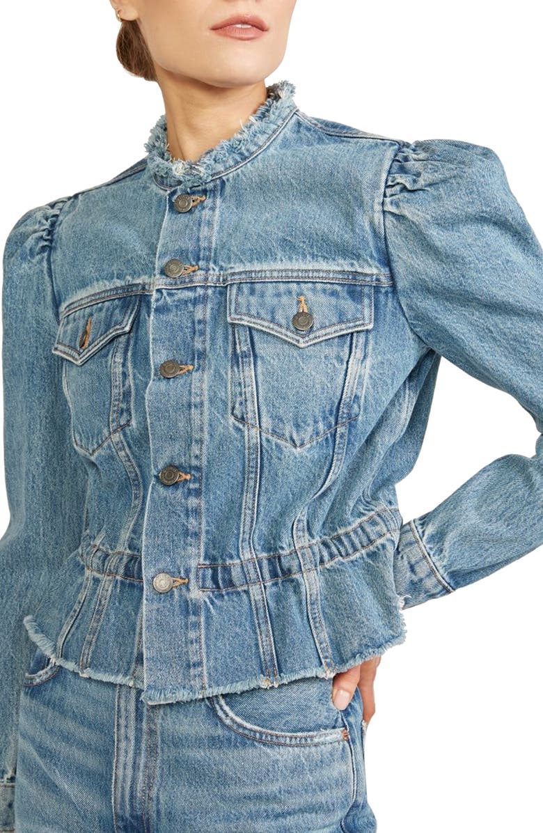 ÉTICA Remi Reconstructed Denim Jacket, Main, color,