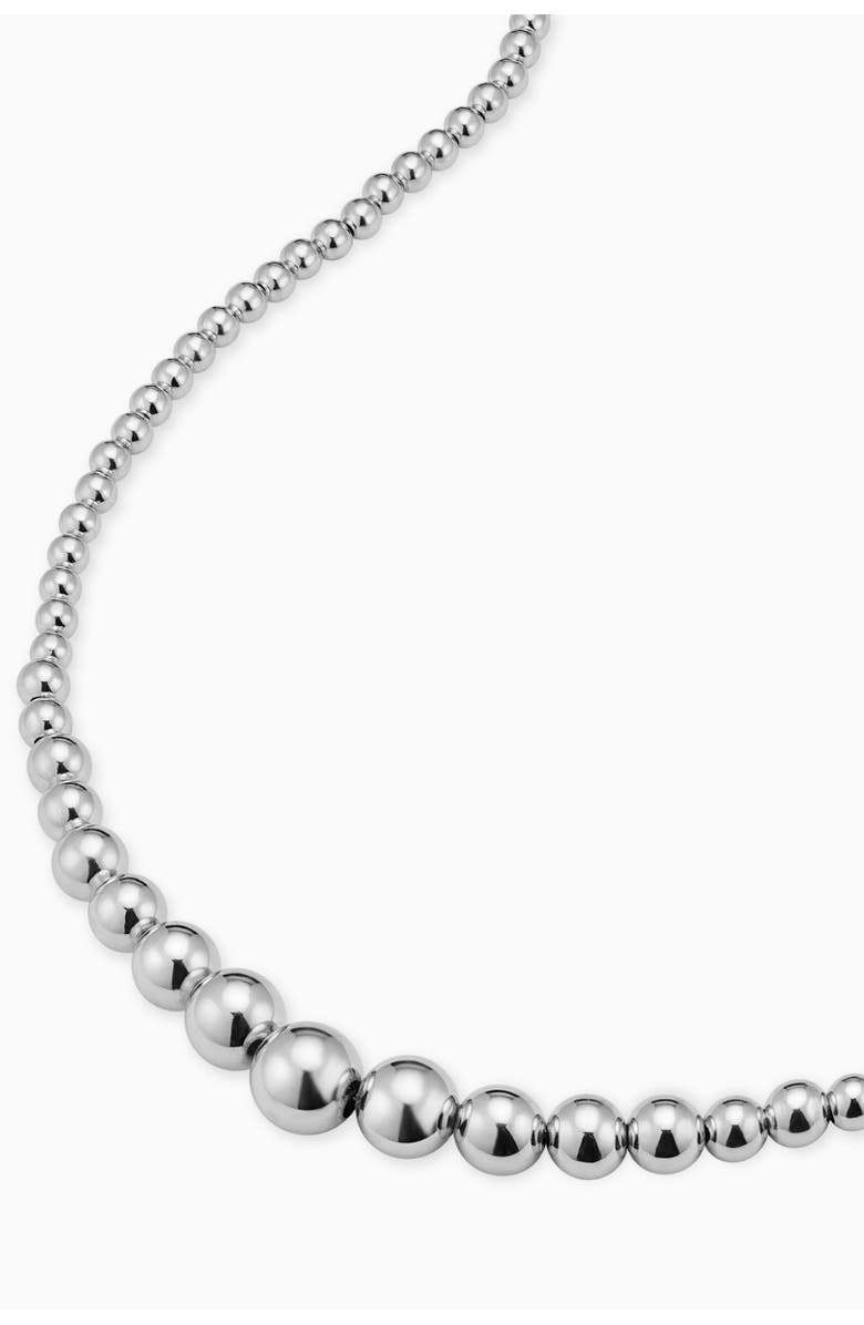 Oradina Sterling Silver Belle of the Ball Neckace, Alternate, color, Silver