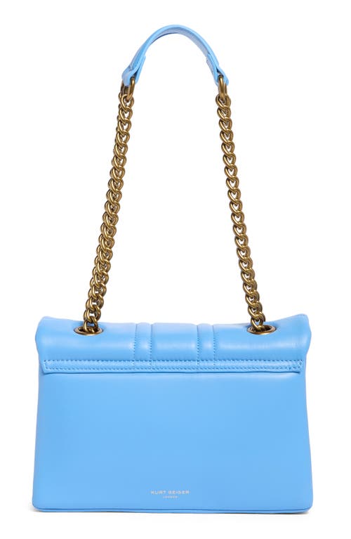 KURT GEIGER KURT GEIGER LONDON KENSINGTON UJ LEATHER SHOULDER BAG