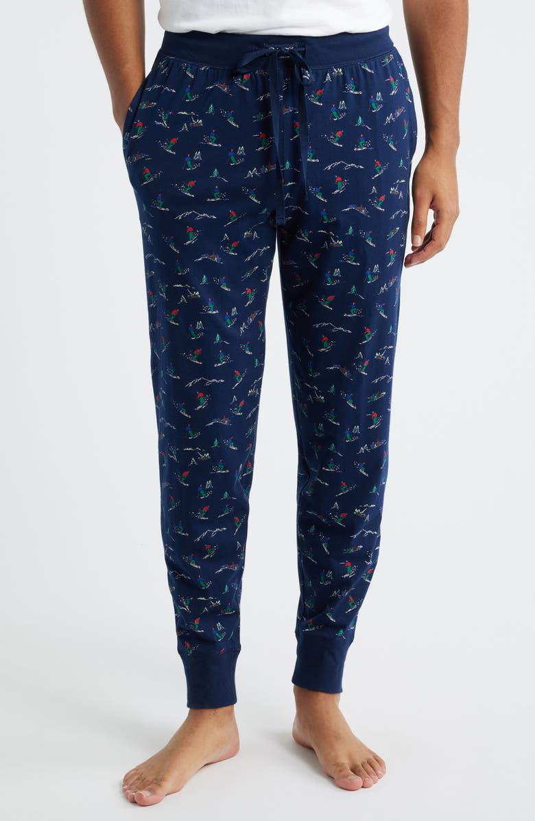 Polo Ralph Lauren Long Pajamas, Alternate, color, Slalom Run Print