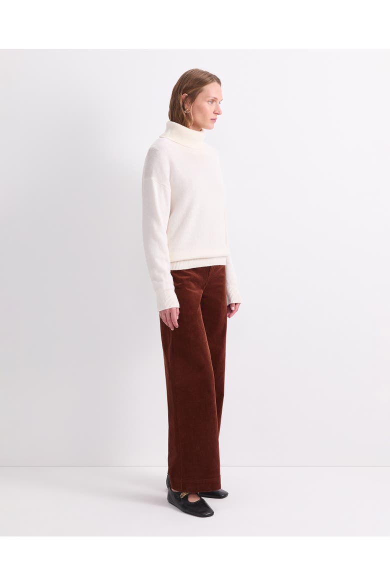 Sunshine Roll Neck Jumper, Alternate, color, Winter White