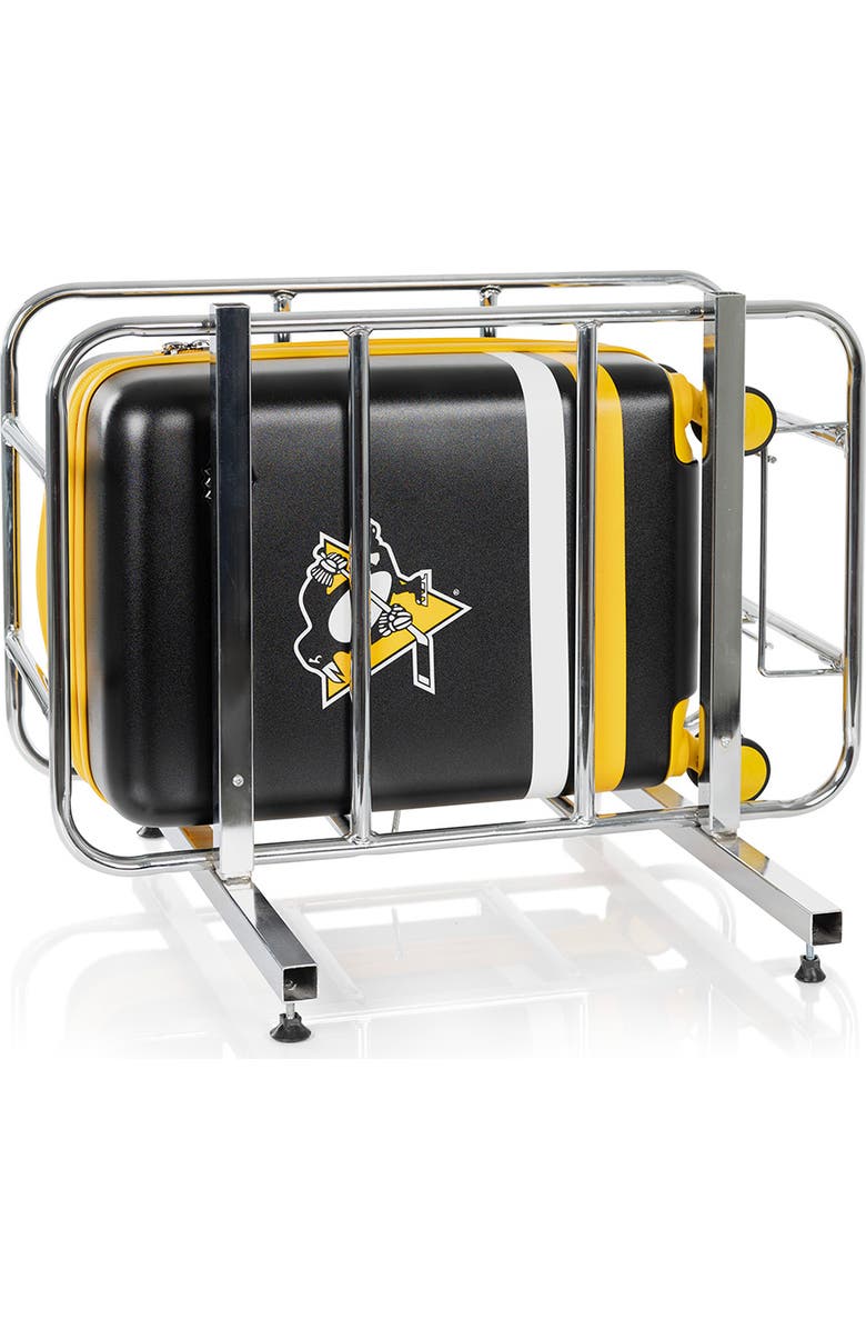 Heys NHL 21 Inch Luggage - Pittsburgh Penguins, Alternate, color, Black