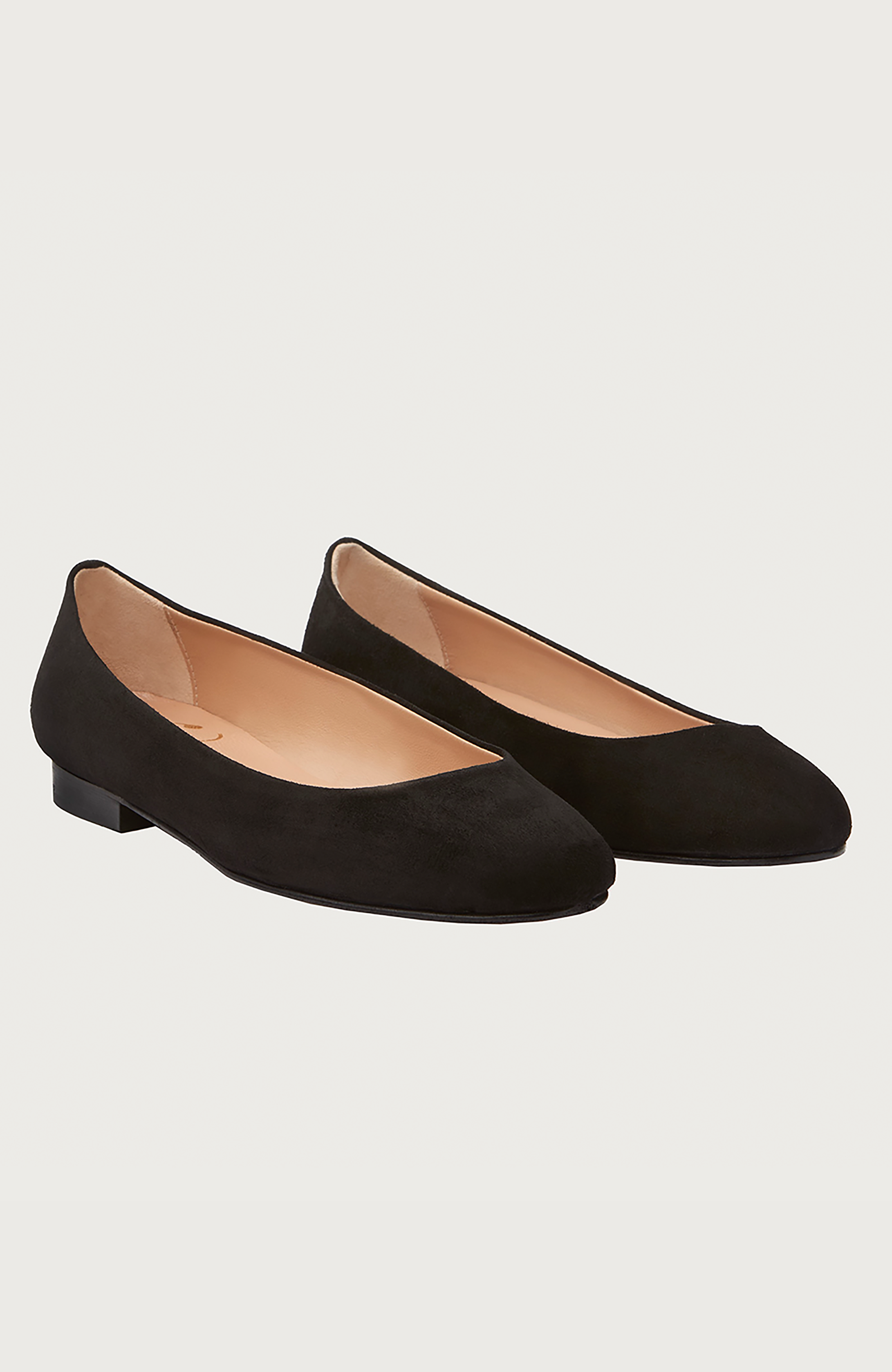 andrea carrano Baby Ballet Flat, Alternate, color, Black Suede