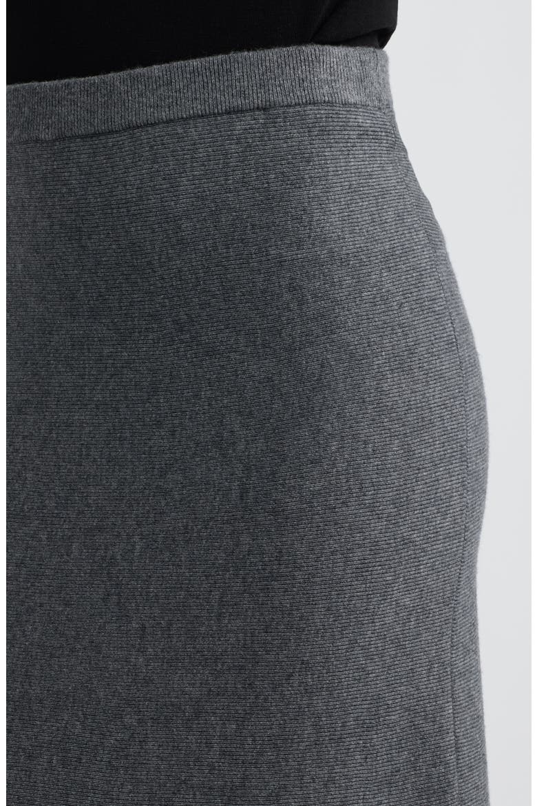 Odita Midi Skirt, Alternate, color, HEATHER CHARCOAL