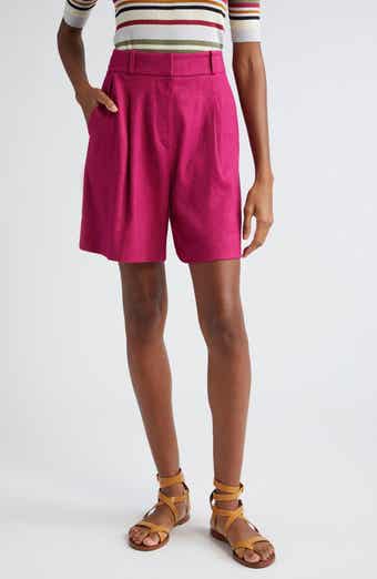 Veronica Beard Noemi Linen Blend Shorts