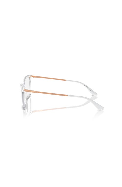 Vogue Eyewear 51mm Butterfly Optical Glasses In White
