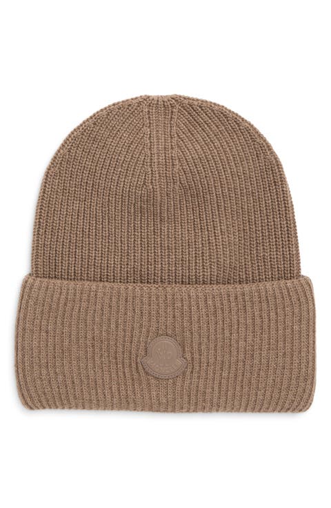 Logo Patch Virgin Wool & Cashmere Beanie