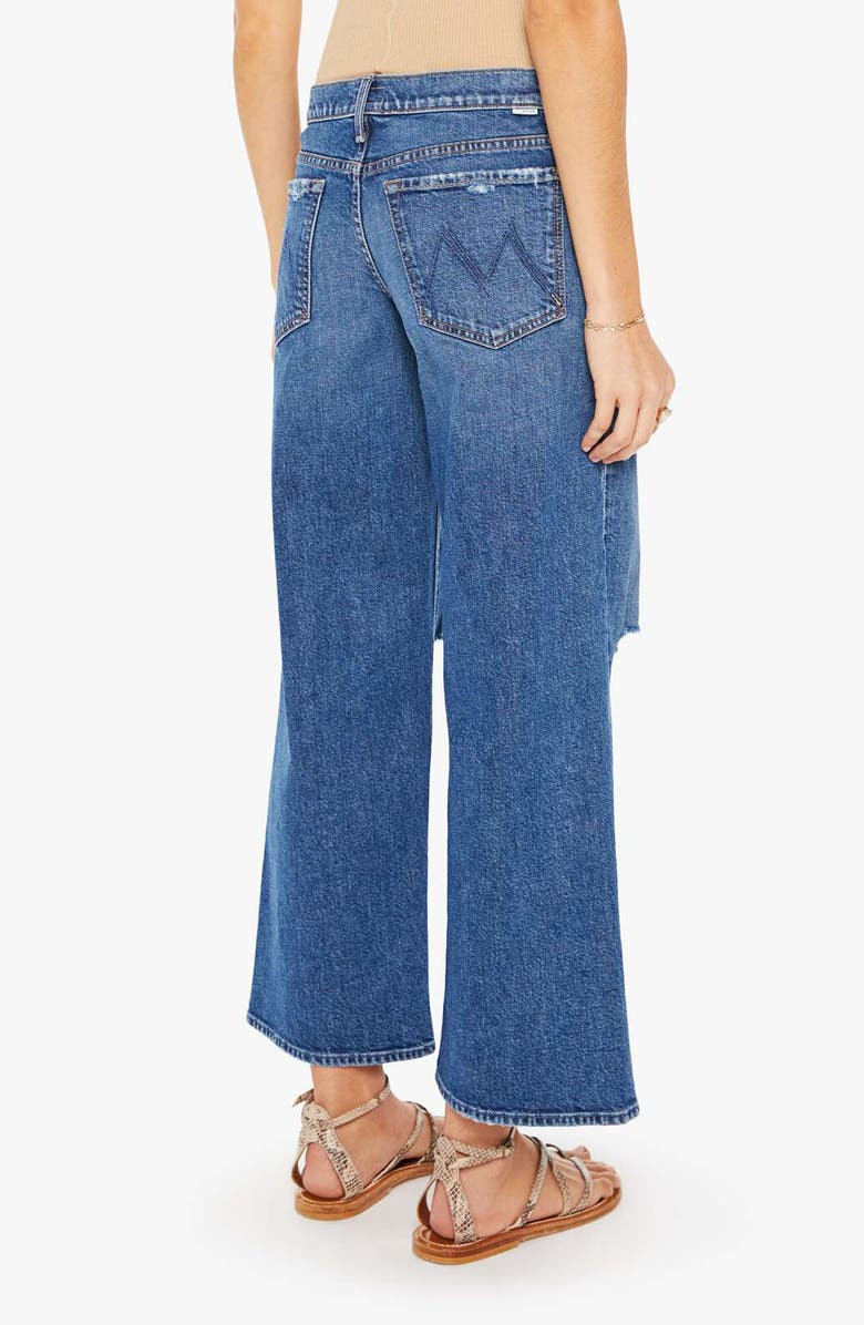 MOTHER The Down Low Spinner Hover Ripped Ankle Jeans, Alternate, color, 