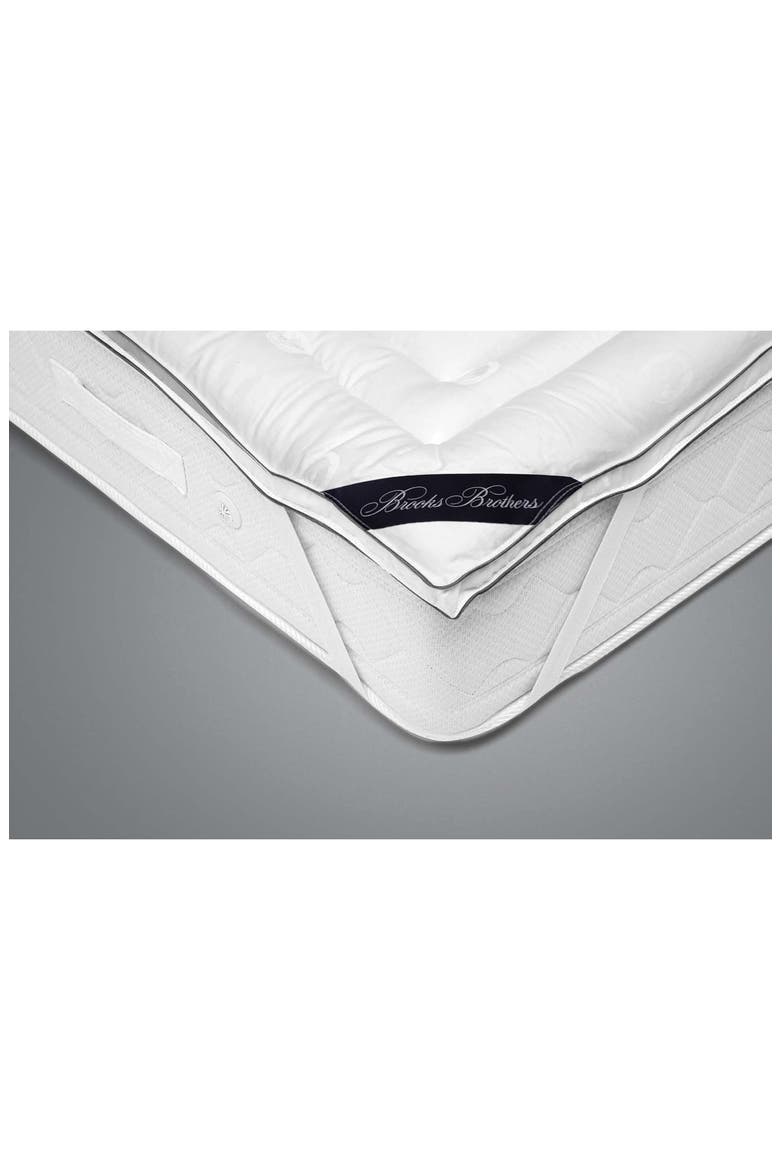 Quilted Mattress Topper, Alternate, color, WHITE