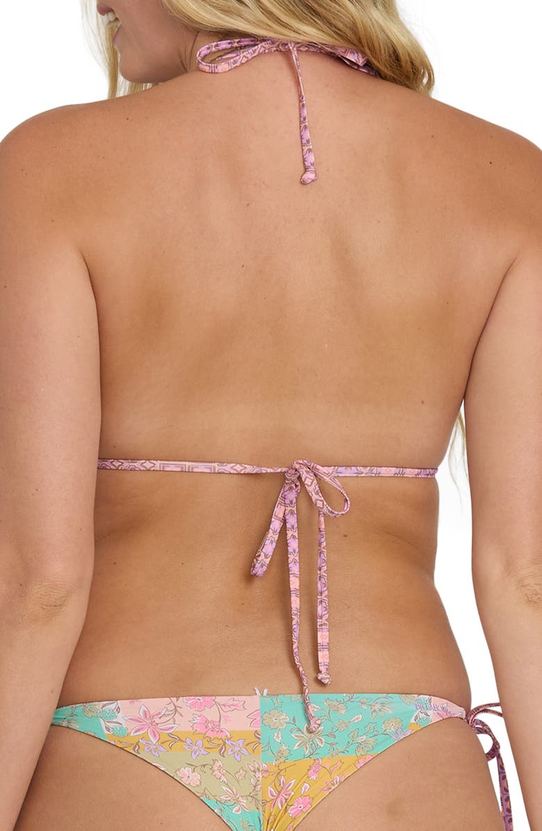 Billabong Reversible Multifit Triangle Bikini Top, Alternate, color, Sweet Lilac